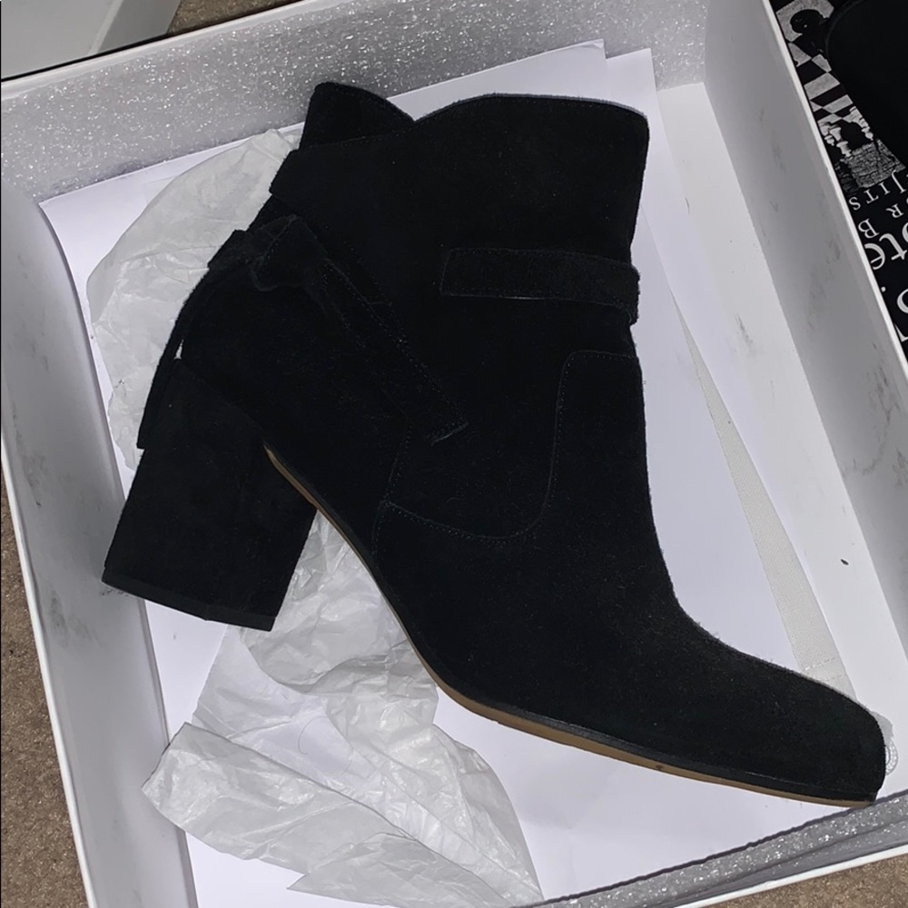 Franco sarto suede bootie